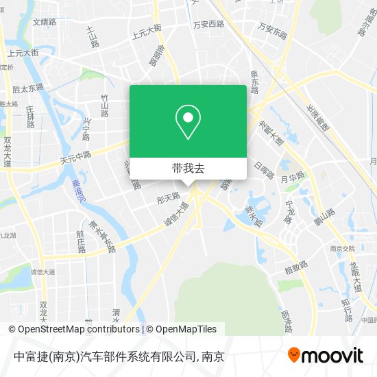 中富捷(南京)汽车部件系统有限公司地图