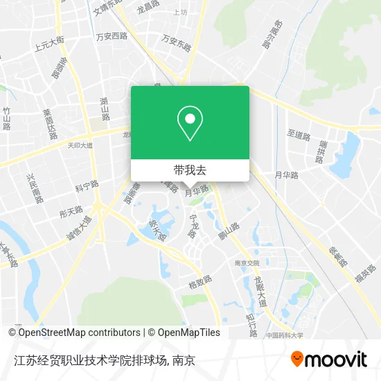 江苏经贸职业技术学院排球场地图