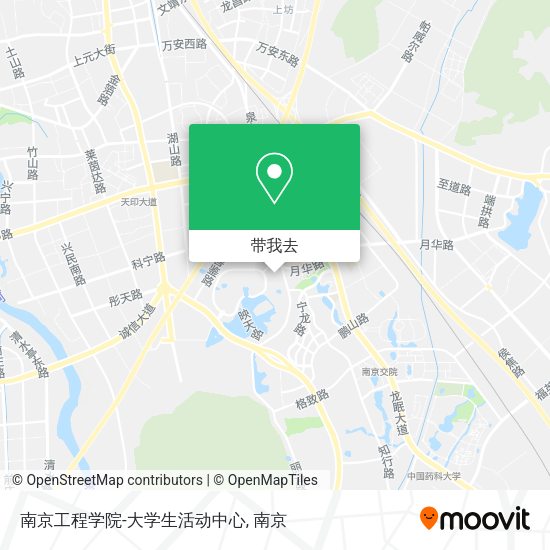 南京工程学院-大学生活动中心地图