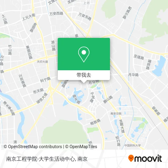 南京工程学院-大学生活动中心地图