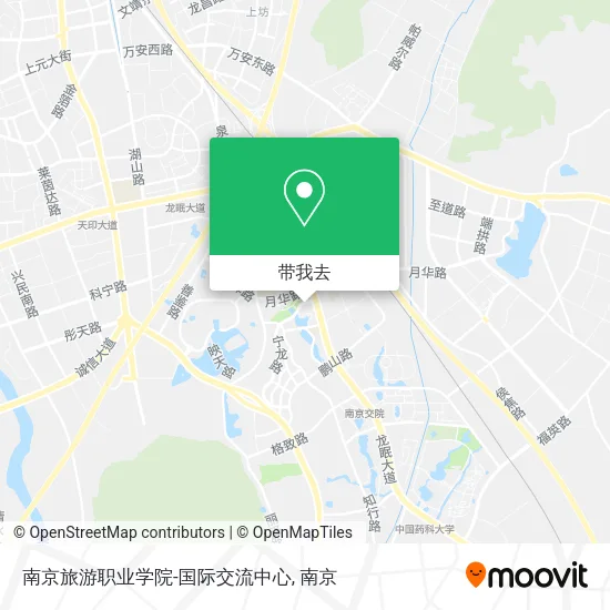 南京旅游职业学院-国际交流中心地图
