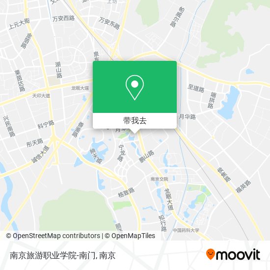 南京旅游职业学院-南门地图