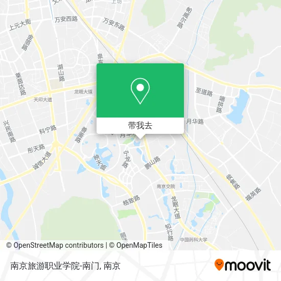 南京旅游职业学院-南门地图