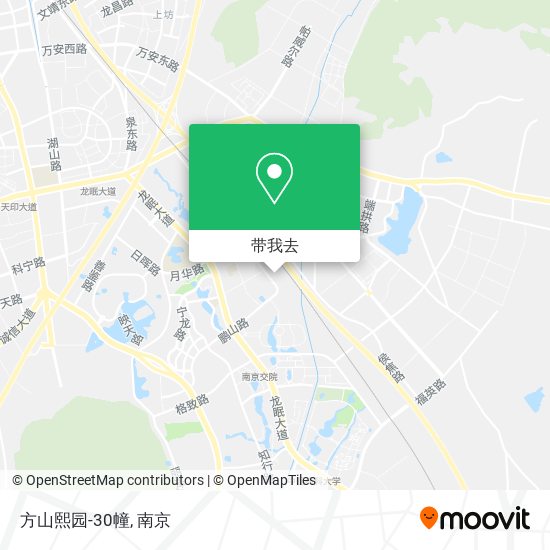方山熙园-30幢地图