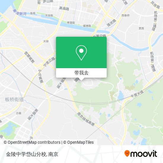 金陵中学岱山分校地图