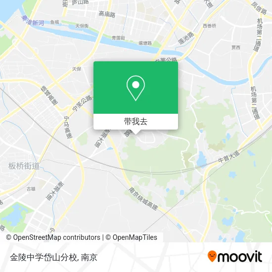 金陵中学岱山分校地图