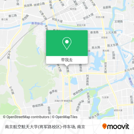 南京航空航天大学(将军路校区)-停车场地图
