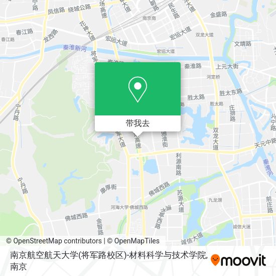 南京航空航天大学(将军路校区)-材料科学与技术学院地图