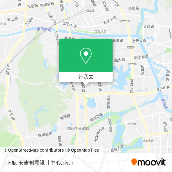 南航-安吉创意设计中心地图