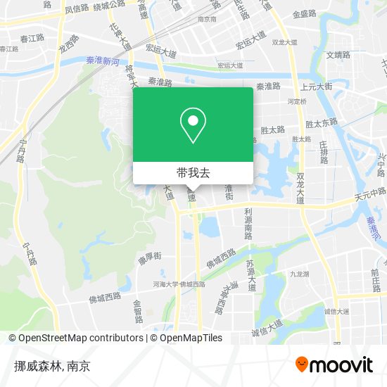 挪威森林地图