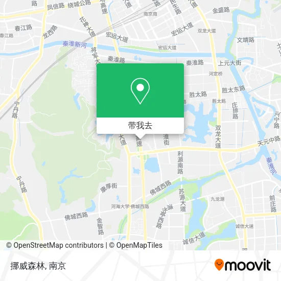挪威森林地图