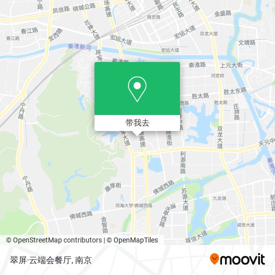 翠屏·云端会餐厅地图