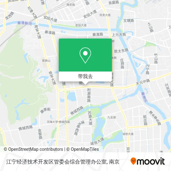 江宁经济技术开发区管委会综合管理办公室地图