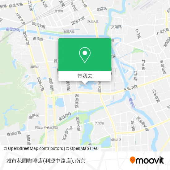 城市花园咖啡店(利源中路店)地图