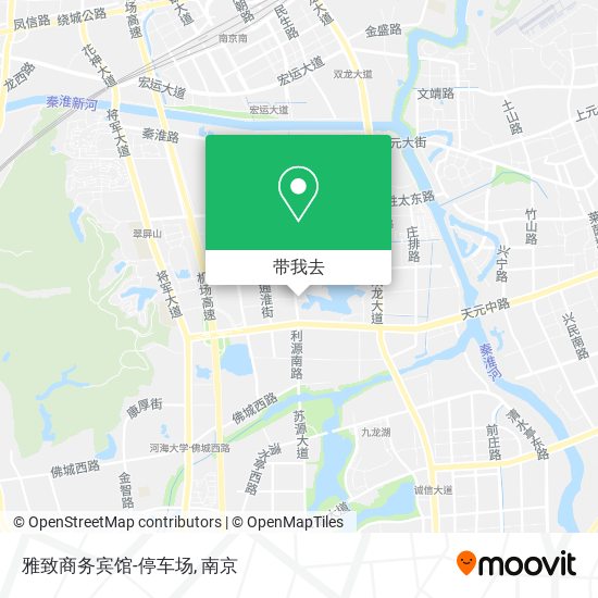 雅致商务宾馆-停车场地图