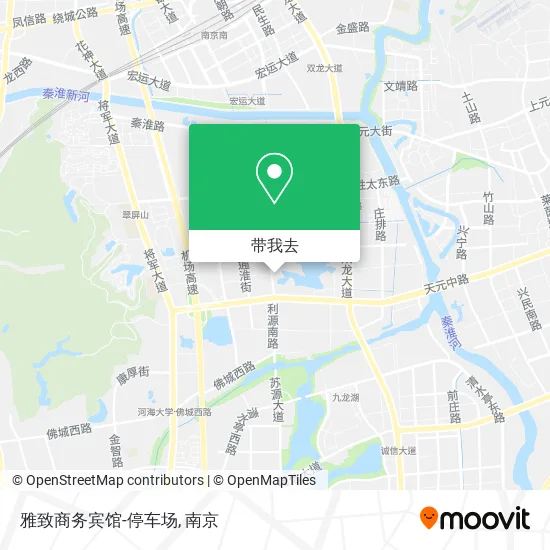 雅致商务宾馆-停车场地图