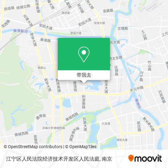 江宁区人民法院经济技术开发区人民法庭地图