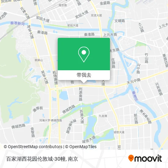 百家湖西花园伦敦城-30幢地图