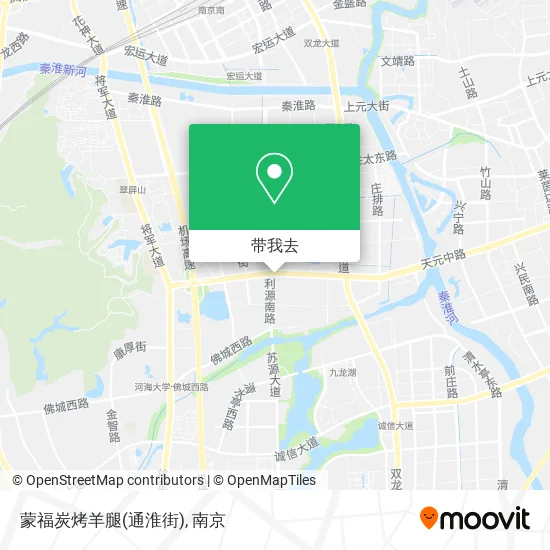 蒙福炭烤羊腿(通淮街)地图