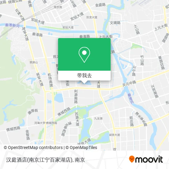 汉庭酒店(南京江宁百家湖店)地图