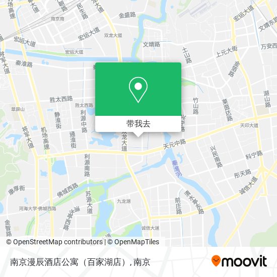 南京漫辰酒店公寓（百家湖店）地图