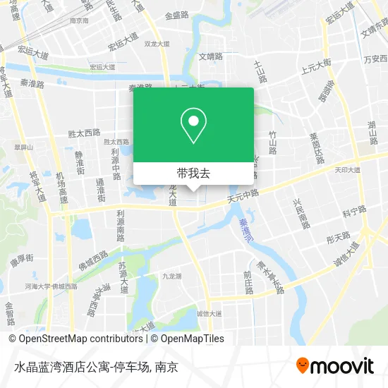 水晶蓝湾酒店公寓-停车场地图