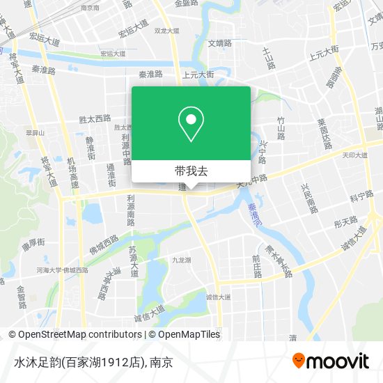 水沐足韵(百家湖1912店)地图