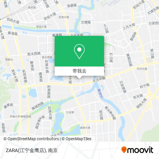 ZARA(江宁金鹰店)地图