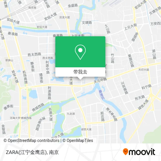ZARA(江宁金鹰店)地图