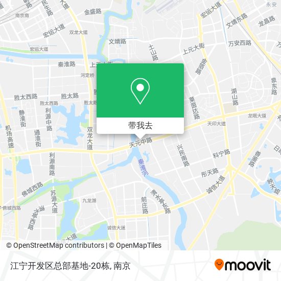 江宁开发区总部基地-20栋地图