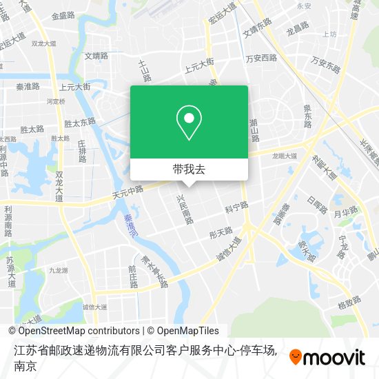 江苏省邮政速递物流有限公司客户服务中心-停车场地图
