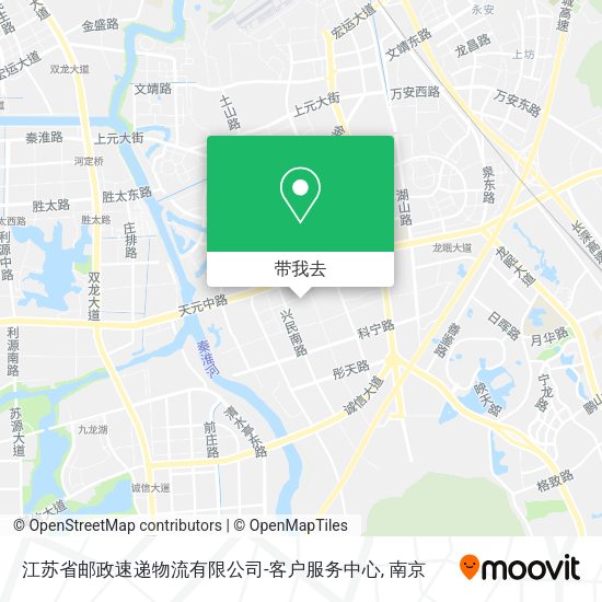 江苏省邮政速递物流有限公司-客户服务中心地图