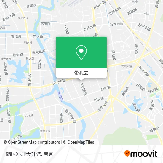 韩国料理大升馆地图