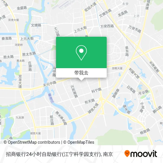 招商银行24小时自助银行(江宁科学园支行)地图