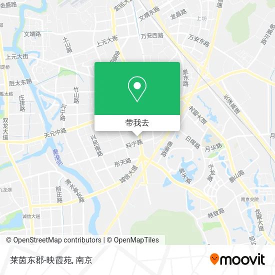 莱茵东郡-映霞苑地图