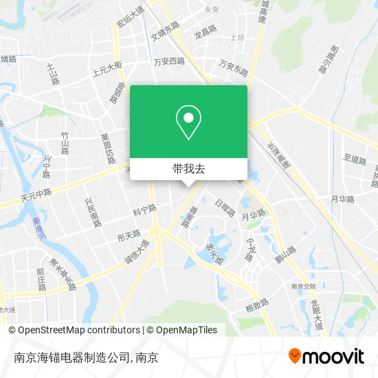 南京海锚电器制造公司地图