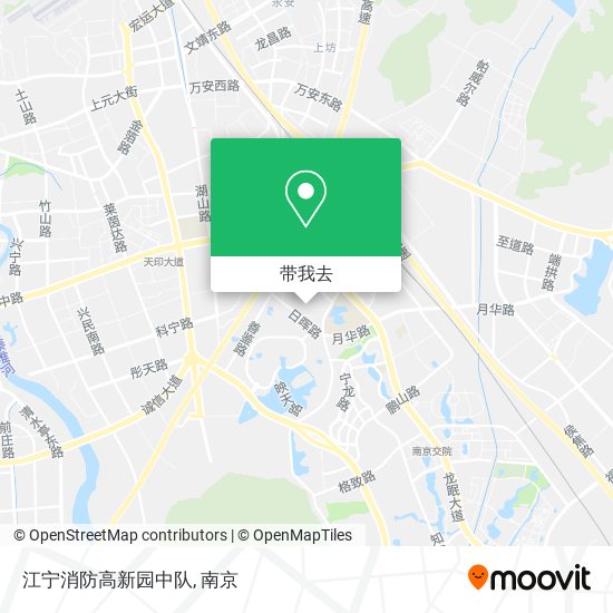 江宁消防高新园中队地图