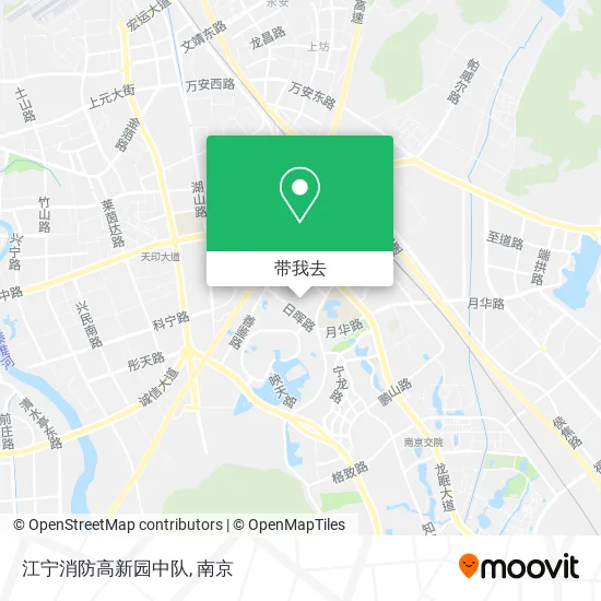 江宁消防高新园中队地图