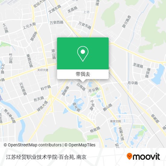 江苏经贸职业技术学院-百合苑地图