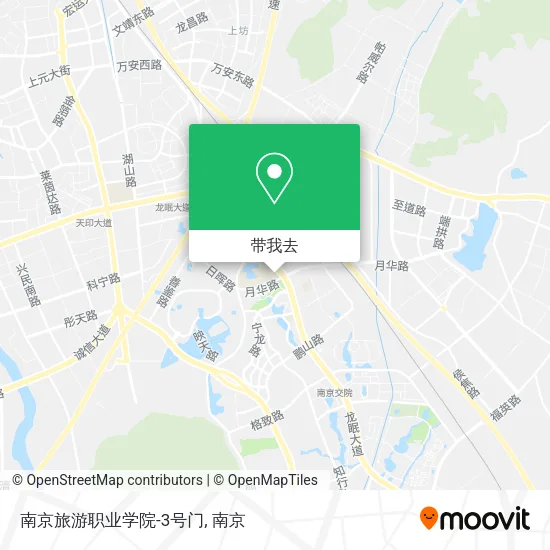 南京旅游职业学院-3号门地图