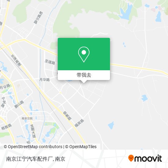 南京江宁汽车配件厂地图