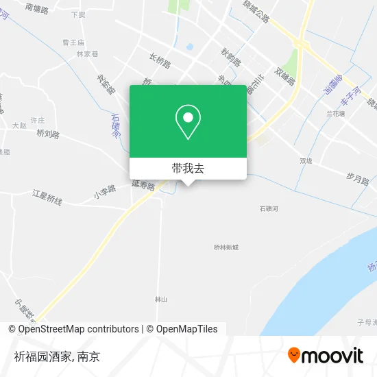 祈福园酒家地图