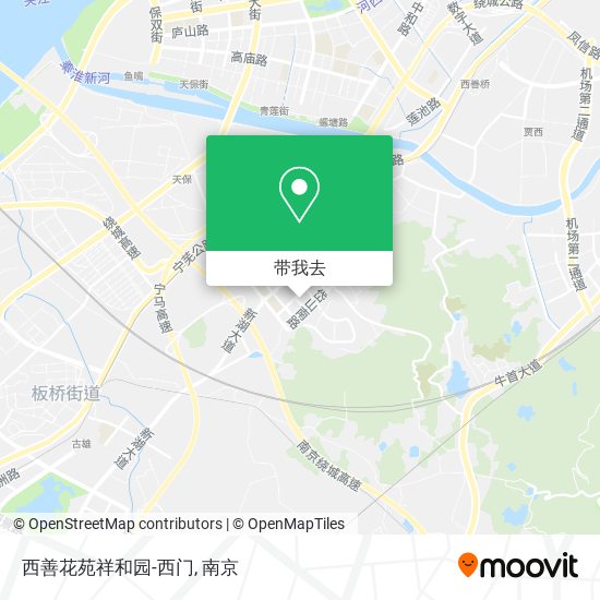 西善花苑祥和园-西门地图