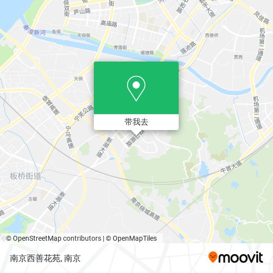 南京西善花苑地图