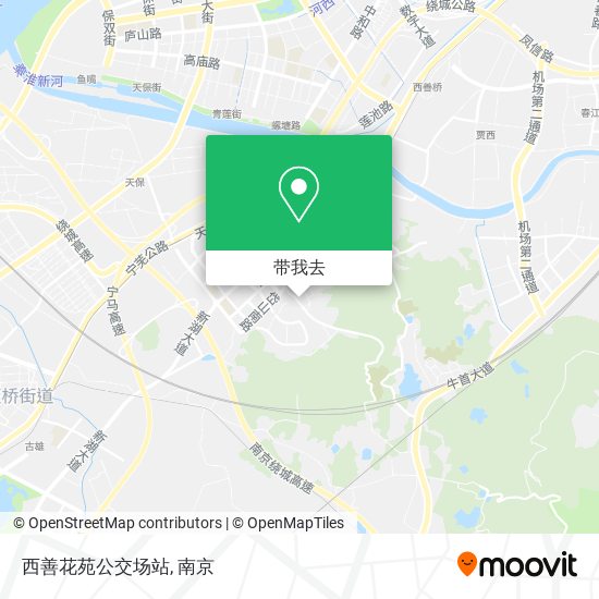 西善花苑公交场站地图