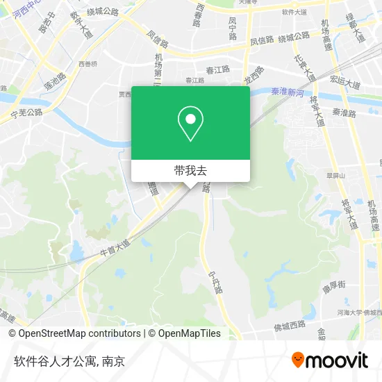 软件谷人才公寓地图