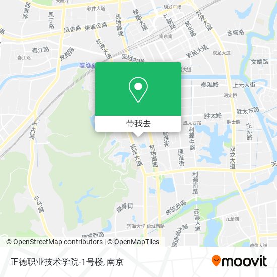 正德职业技术学院-1号楼地图