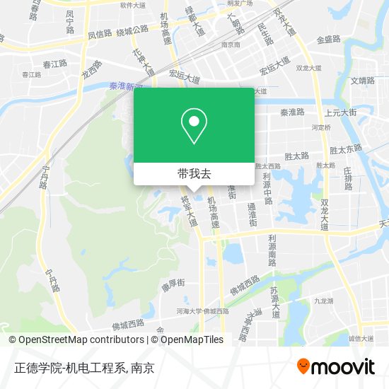 正德学院-机电工程系地图