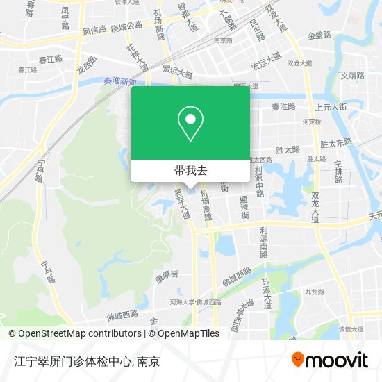 江宁翠屏门诊体检中心地图