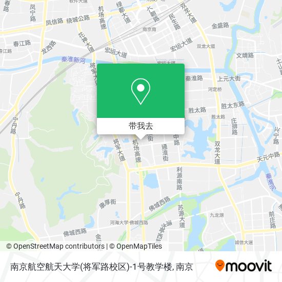 南京航空航天大学(将军路校区)-1号教学楼地图